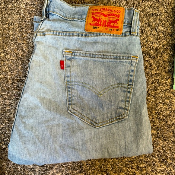 Levi's Other - Levi’s 505 Light Wash Jeans W34 L30